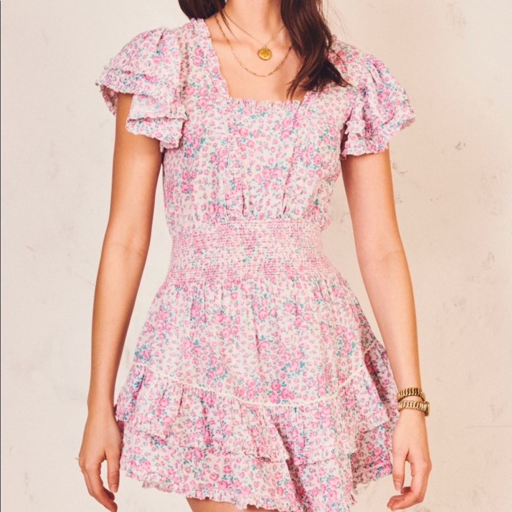 LoveShackFancy Stanton Dress-Candy Heart - M *NWT*